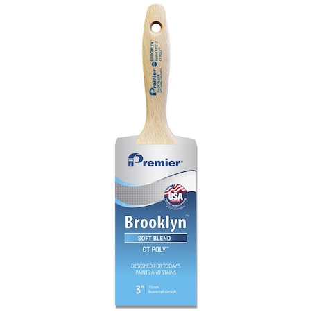 Premier Brooklyn 3 in. Soft Chiseled Paint Brush 1006009